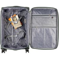 Чемодан-спиннер Monza 8038# (L, зеленый)