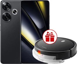 POCO F6 12GB/512GB с NFC международная версия (черный) и робот-пылесос Xiaomi Robot Vacuum E5 по акции