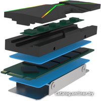 Радиатор для SSD Xilence XC401 M2SSD.B.ARGB