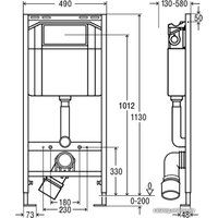 Инсталляция для унитаза Viega Eco [727550]