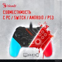 Геймпад A4Tech Bloody GP30 (черный/голубой)