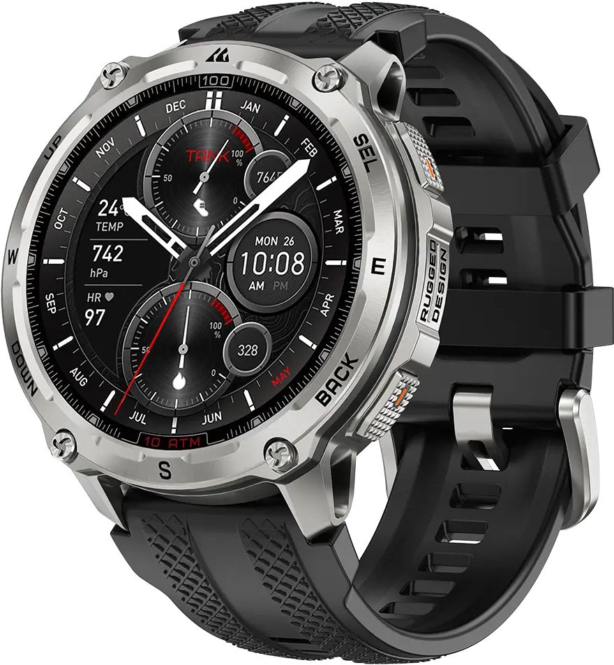 

Умные часы Kospet Tank T4 (серебристый)