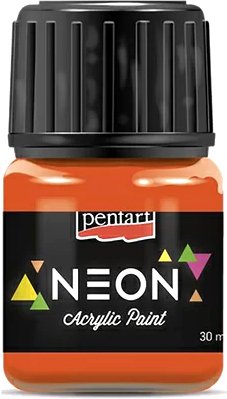 Акриловая краска Pentart Neon 30 мл (оранжевый)