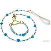 Ошейник с поводком Ferplast Parure 75600515 (голубой)