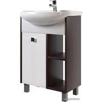  Mixline Тумба под умывальник Боско 65 550331 (белый/венге)