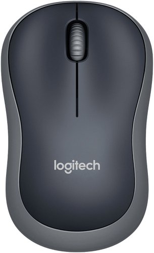 Мышь Logitech M185 (черный/серый)