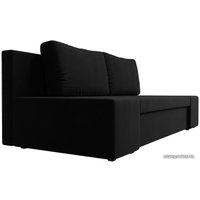 Диван Лига диванов Сан Марко 114023 (микровельвет, черный)