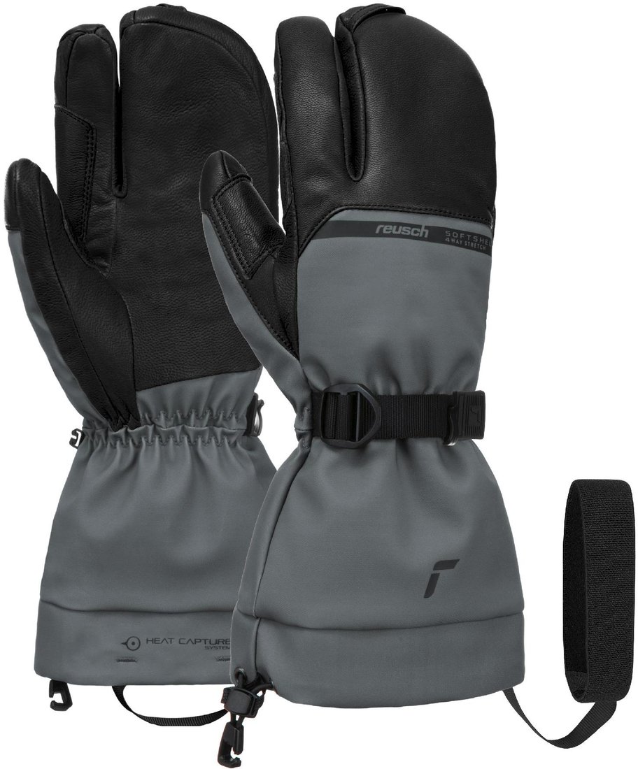 

Горнолыжные варежки Reusch Discovery Gore-Tex Touch-Tec Lobster 6202905-6667 (р-р 7, Asphalt/Black)