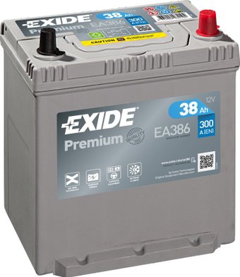 Exide Premium EA386 (38 А·ч)