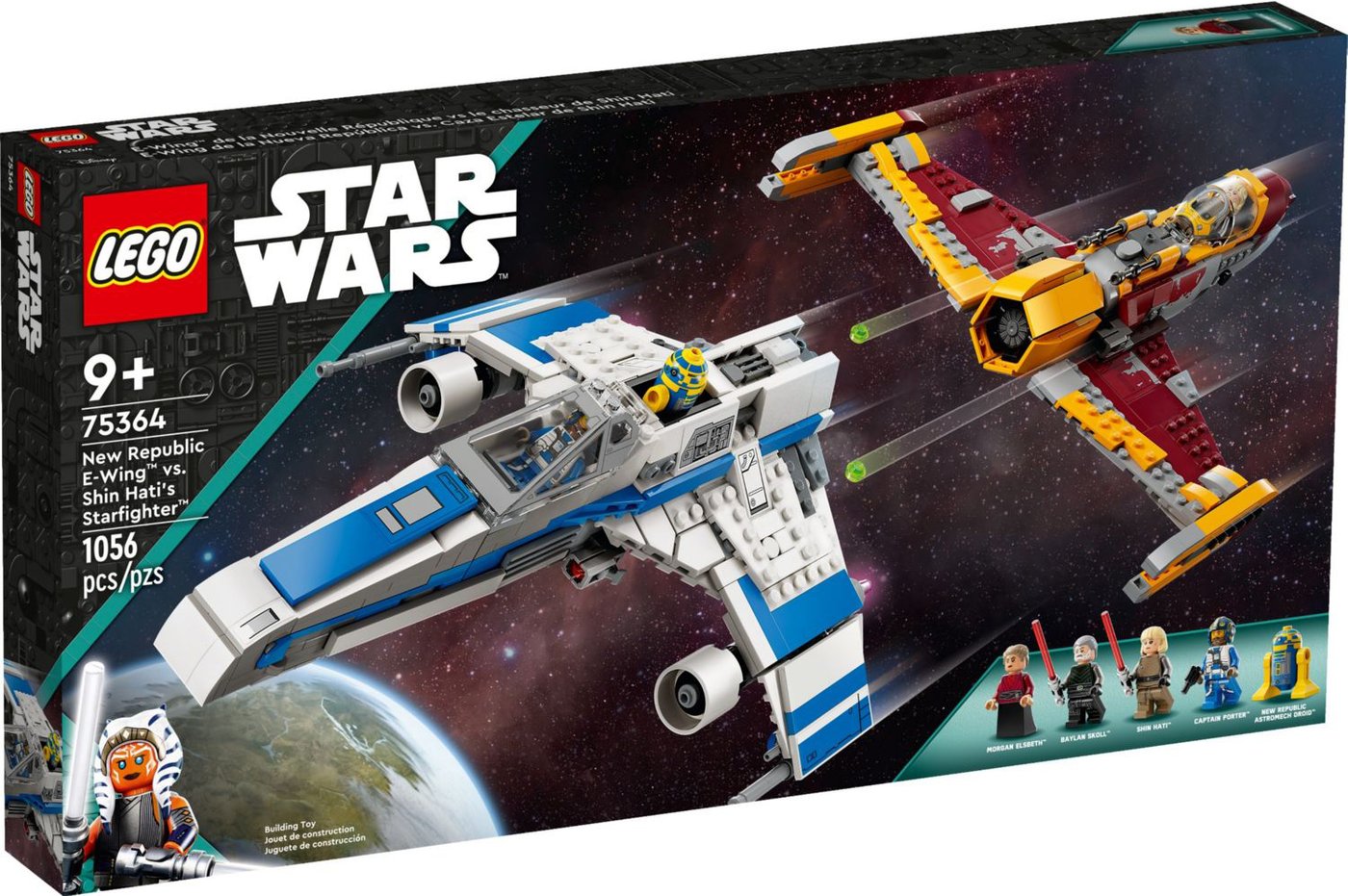 

Конструктор LEGO Star Wars 75364 Истребитель E-wing против истребителя Шин Хати