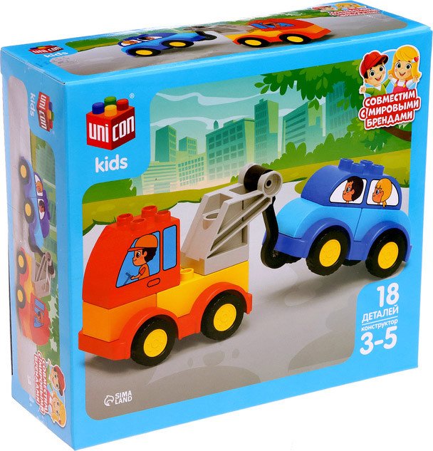 

Конструктор Unicon Kids 9826959 Эвакуатор