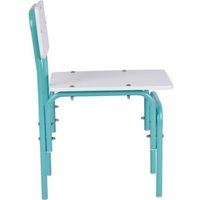 Детский стул Фея Мой малыш 0002742.31 (белый/лазурный)