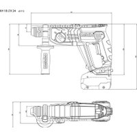 Перфоратор Metabo KH 18 LTX 24 601712840 (без АКБ, кейс)
