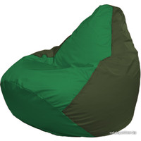 Кресло-мешок Flagman Груша Г2.1-236 (зелёный/тёмный-оливковый)
