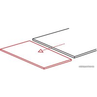 Кухонный стол Signal Salvadore Ceramic 160/240x90 (серый мрамор/черный матовый)
