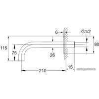 Излив Omnires WD Y CR