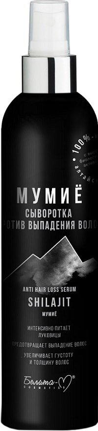 

Сыворотка Белита-М для волос Мумие против выпадения волос 150 мл