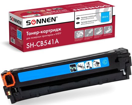 

Картридж Sonnen SH-CB541A (аналог HP 125A CB541A)