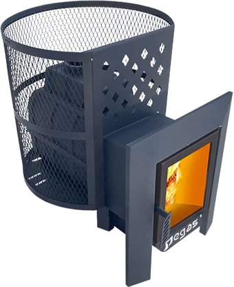 Банная печь Пегас Легион 16 ДТ 4 Стекло (чугун)