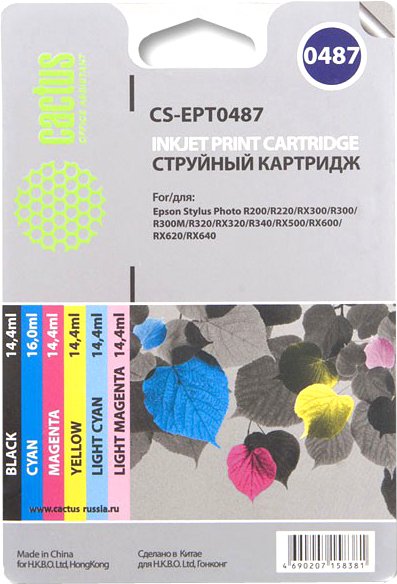 

Картридж CACTUS CS-EPT0487