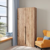 Шкаф распашной Soma Пятиуровневый закрытый ШК5.4 (дуб крафт золотой) в Борисове