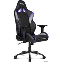 Игровое (геймерское) кресло AKRacing Overture (черный/фиолетовый)