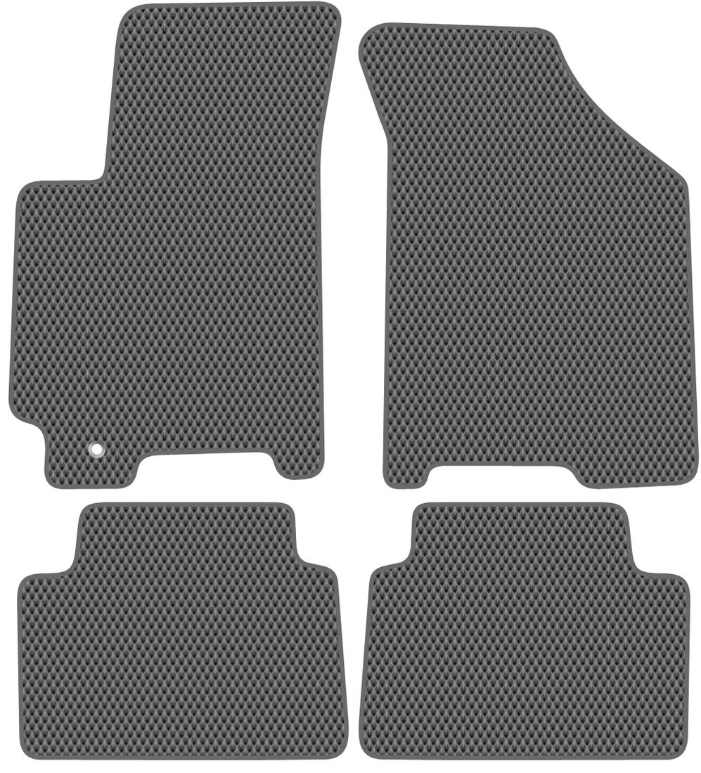 

Комплект ковриков для авто Alicosta Daewoo Gentra (седан / KLAS) 2013 - 2016 (серый, ромб)