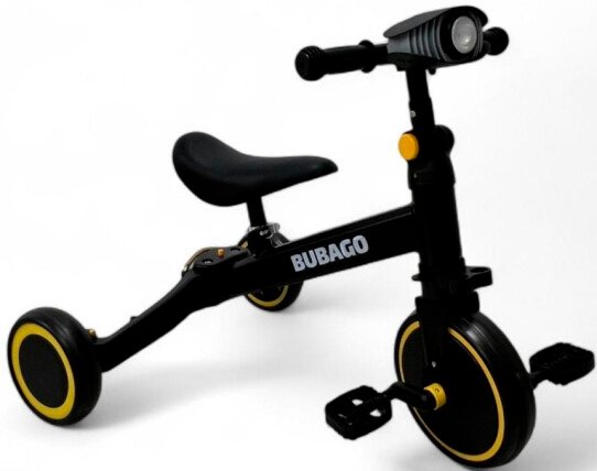 

Беговел-велосипед Bubago Split BG S-157-2 (черный/желтый)