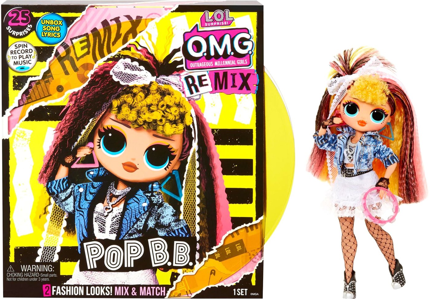 

Кукла-сюрприз L.O.L. Surprise! O.M.G. Remix Pop B.B. Fashion Doll 567257