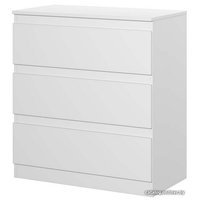 Комод НК-Мебель Stern Т-3 3-я 72674928 16мм (белый)