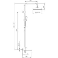 Душевая система  Gappo G2410-3
