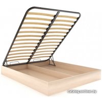 Кровать Настоящая мебель Pinko 180x200 (вельвет, с ПМ, коричневый)