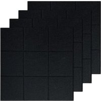 Когтеточка UG Home Самоклеящаяся фетровая ФП.4-Ч (30x30см, 4шт, черный)