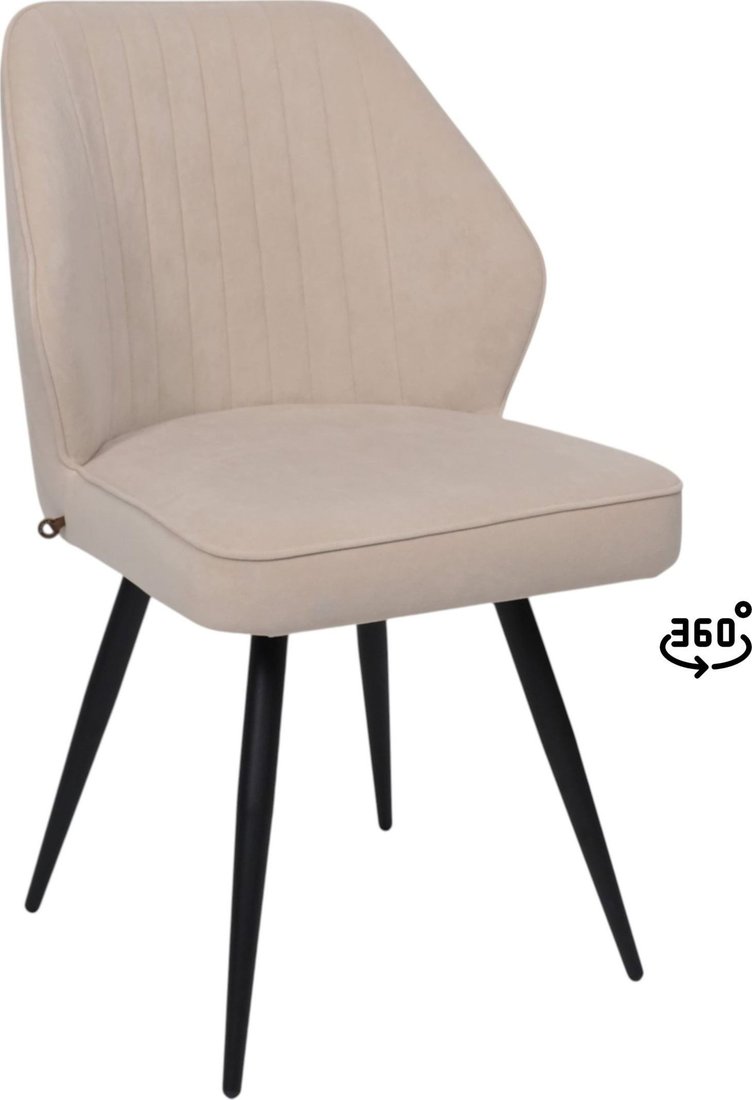 Стул Мамадома Michael-R1 360 (b03 Cream Lux/черный)