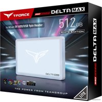 SSD Team T-Force Delta Max RGB Lite White Edition 512GB T253TM512G0C425