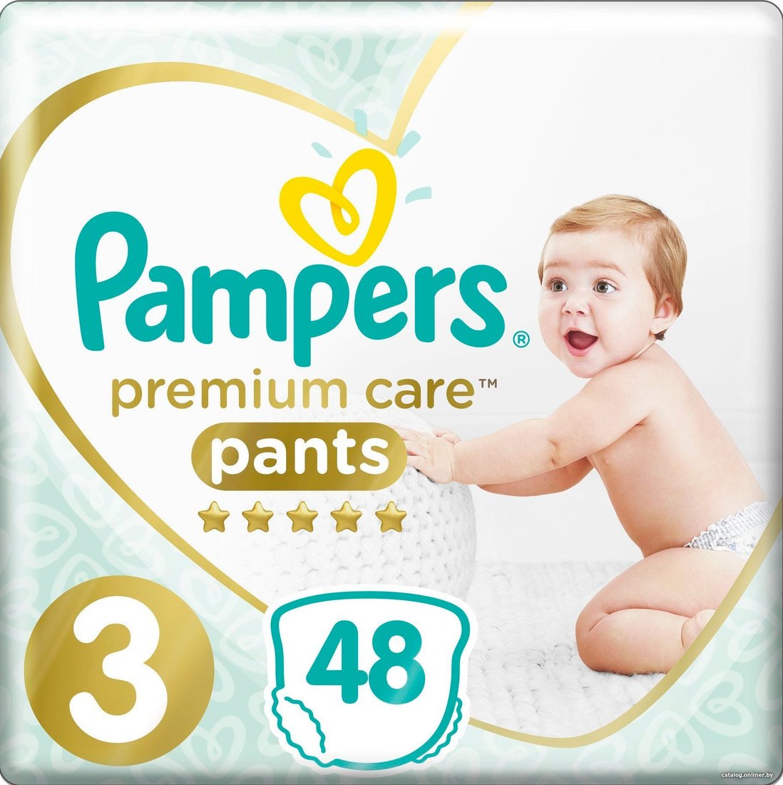 Трусики-подгузники Pampers Premium Care Pants 3 Midi (48 шт)