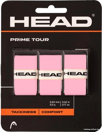 Грип для теннисной ракетки Head Prime Tour 285621 (3 шт, розовый)