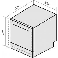 Встраиваемая посудомоечная машина MBS DW-606