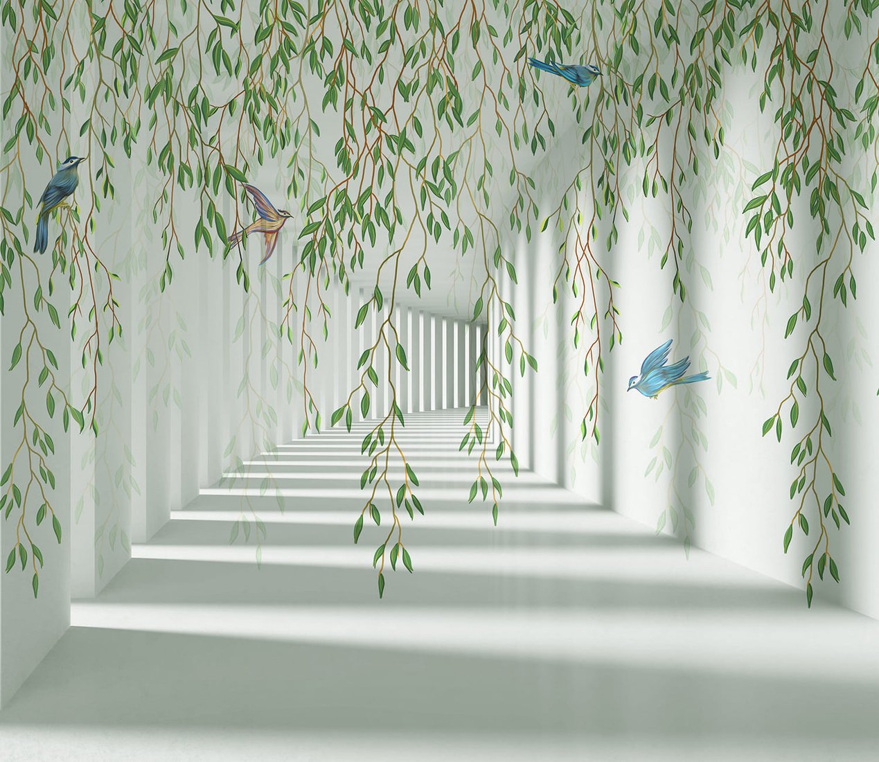 

Фотообои Citydecor Flower tunnel 3D 3 312x265