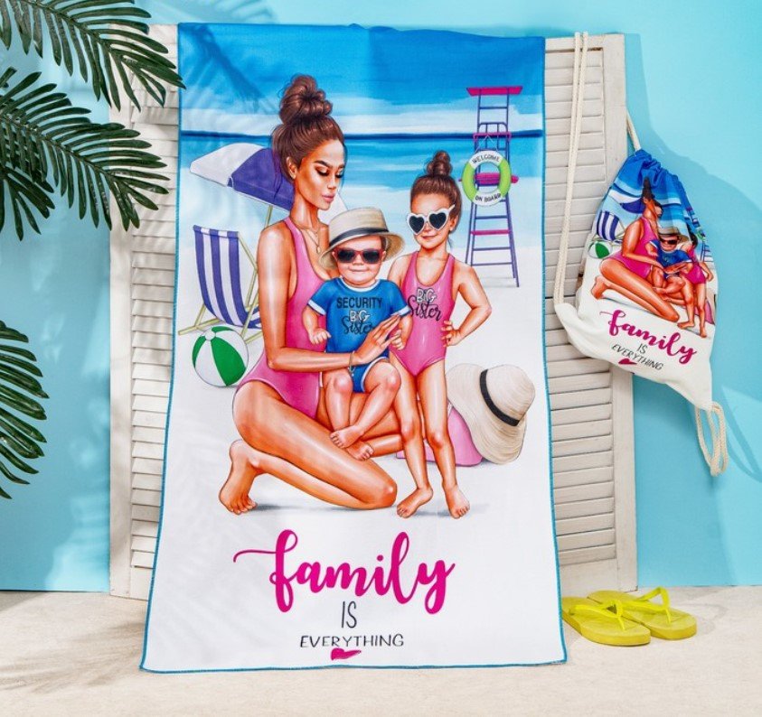 

Полотенце Этель Family 4794203 (70x140)