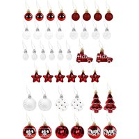 Елочная игрушка Золотая сказка Red and White Shine 592589 592589 (красный/белый)
