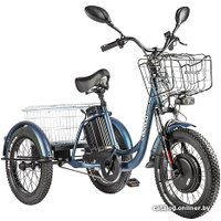 Электровелосипед Eltreco Porter Fat 500 (темно-синий)