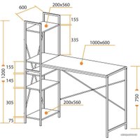 Стол TetChair WD-07 (oak/белый)