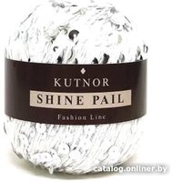 Пряжа для вязания Kutnor Shine Pail 175 50 г 120 м (белоснежный)