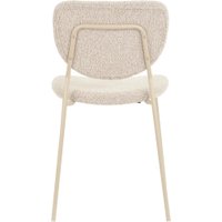 Стул Stool Group Gigi DRC-9155-B (серо-бежевый букле/ножки кремовые)