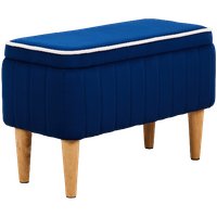 Банкетка MONOFIX Амма с ящиком (синий №26)