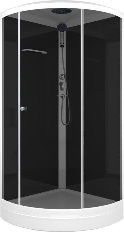 

Душевая кабина Domani-Spa Simple 99 90x90 (тонированное стекло/черный)