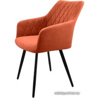 Стул Гальваник Диаманте Лофт (эмаль черный муар/Catania Flame)