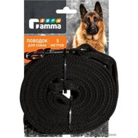 Поводок Gamma Апорт 11012008 (черный)