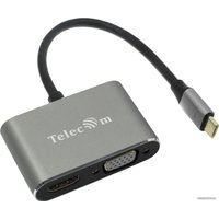 Адаптер Telecom TUC050 VGA/HDMI - USB Type-C